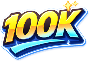 Logo 100k berwarna untuk beranda